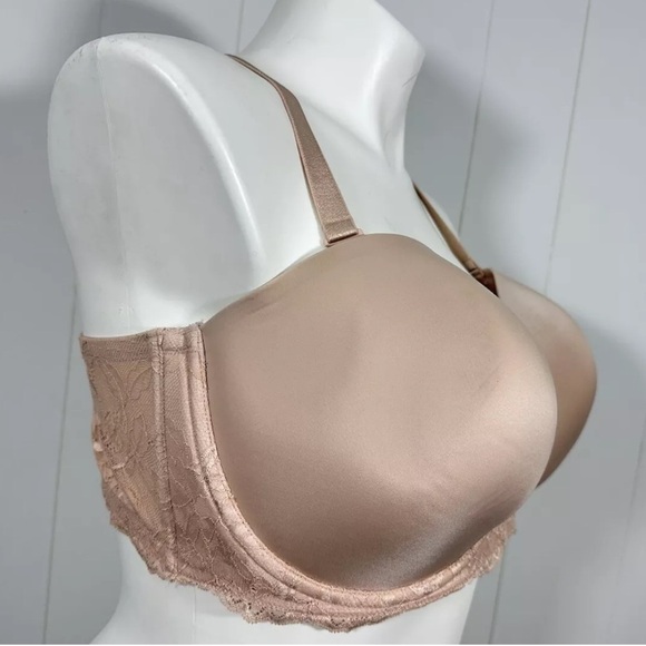 Women’s Torrid Curve 44D Beige Tan Lace Underwire Bra - Picture 4 of 8